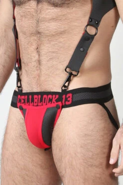 CellBlock 13 Spartan Jockstrap - Red -Men Underwear Store 10501 98985.1652561628