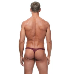 Gregg Homme Torridz Thong - Burgundy -Men Underwear Store 11934 68663.1652561643