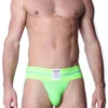 CellBlock 13 Tight End Jockstrap - Lime Green -Men Underwear Store 12231 58929.1661908679