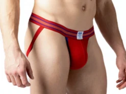 Bike Athletic Mesh Jockstrap - Red -Men Underwear Store 12263 49276.1652561641