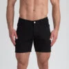 St33le 5" Stretch Knit Shorts - Black
