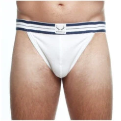 BlueBuck White Organic Cotton Jockstrap