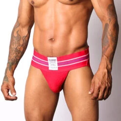CellBlock 13 Tight End Jockstrap - Red 7 CellBlock 13 Tight End Jockstrap - Red -Men Underwear Store 4723 00172.1652561642
