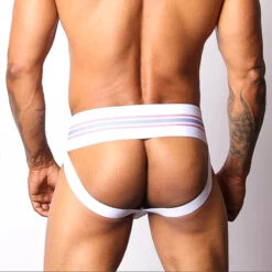 CellBlock 13 Tight End Jockstrap - White -Men Underwear Store 4729 12697.1652561627