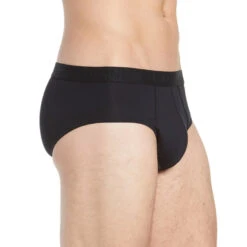 Hanro - Cotton Superior Brief - Black -Men Underwear Store 56039 S 10816.1677788421