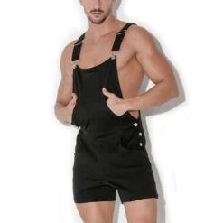 Code 22 - Overall Shorts - Black -Men Underwear Store 58163 F2 22051.1683928672