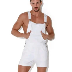 Code 22 - Overall Shorts - White -Men Underwear Store 58171 F2 51196.1683928333