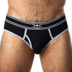 Nasty Pig - Y-Front Brief - Black/Grey -Men Underwear Store 61170 F 30307.1664316124