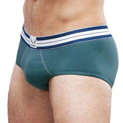 BlueBuck - Classic Organic Cotton Brief - Hydro Green -Men Underwear Store 61501 S 77176.1663023715
