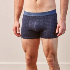 Billybelt - Organic Cotton Boxer Brief - Navy Dots -Men Underwear Store 62643 F 72 66002.1655254379