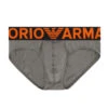 Giorgio Armani Emporio Armani - Mega Logo Brief - Pewter 1 Giorgio Armani Emporio Armani - Mega Logo Brief - Pewter -Men Underwear Store 63211 F 23106.1669947254