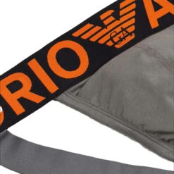 Giorgio Armani Emporio Armani - Mega Logo Jockstrap - Pewter -Men Underwear Store 63222 D 03091.1669947203