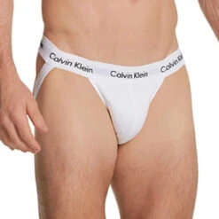 Calvin Klein - Cotton Stretch Jockstrap - White -Men Underwear Store 63305 F 72 12648.1655254627
