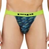Papi - Print Jockstrap - Lime Glitch -Men Underwear Store 64003 1 81209.1652720088