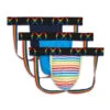 2(x)ist - (x) Pride Mesh Jockstrap 3-Pack - Rainbow Band -Men Underwear Store 64253 F 72 05833.1654644606