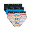 2(x)ist - (x) Pride Mesh Brief 3-Pack - Rainbow Band -Men Underwear Store 64261 F 72 60347.1654644657
