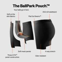 SAXX - Hot Shot Cooling Mesh Boxer Brief - Teal Heather -Men Underwear Store 65283 D 95434.1664302156