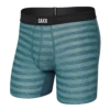 SAXX - Hot Shot Cooling Mesh Boxer Brief - Teal Heather -Men Underwear Store 65283 F 13573.1664302848