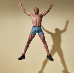 SAXX - Hot Shot Cooling Mesh Boxer Brief - Teal Heather -Men Underwear Store 65283 LS4 22642.1664302388