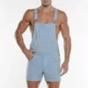 Code 22 - Overall Shorts - Sky Blue -Men Underwear Store 65490 F 64197.1684187953
