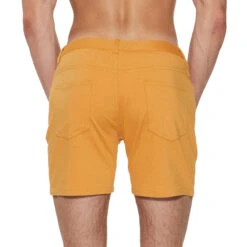 St33le 5" Stretch Knit Shorts - Apricot Peel -Men Underwear Store 65619 B 27827.1664307171