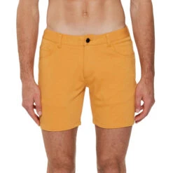St33le 5" Stretch Knit Shorts - Apricot Peel