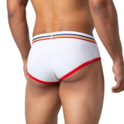 Bike - Cotton Stretch Brief - White -Men Underwear Store 65744 B 22450.1666049455