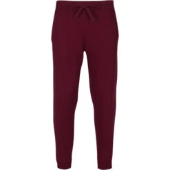 Three Layer - Fleece Joggers - Burgundy