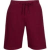 Three Layer - 11" Fleece Shorts - Burgundy -Men Underwear Store 65973 F 37778.1663198488