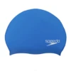 Speedo - Elastomeric Solid Silicone Swim Cap - Blue -Men Underwear Store 66054 12033.1677282097