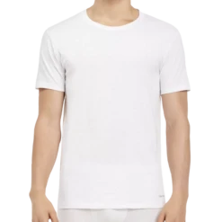 Calvin Klein - 5-Pack Cotton Classics Crew Neck T-Shirt - Wt/Gry/Bk -Men Underwear Store 66200 F3 23761.1670629683