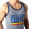 Bike - Logo Ringer Tank Top - Gray/Navy -Men Underwear Store 66267 F 10771.1664249092
