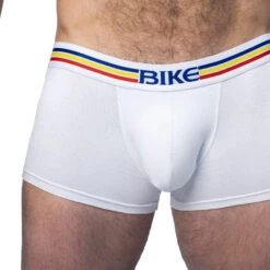 Bike - Solid Cotton Trunk - White -Men Underwear Store 66314 D 85101.1675207757