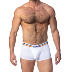 Bike - Solid Cotton Trunk - White -Men Underwear Store 66314 LS 22836.1675207760