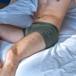 Billybelt - Organic Boxer Briefs - Mottled Khaki -Men Underwear Store 66417 D 15203.1667260824