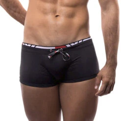 BWET - Nemo Perfect Fit Swim Trunks - Black -Men Underwear Store 66568 F2 31575.1677277982