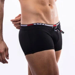 BWET - Nemo Perfect Fit Swim Trunks - Black -Men Underwear Store 66568 F 64511.1677277978