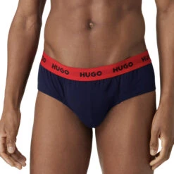 Hugo Boss - Cotton Stretch Hip Briefs - 3-Pack -Men Underwear Store 66603 F2 03518.1682029446