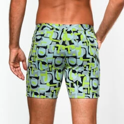 St33le Limited Edition 5” Stretch Knit Shorts - Pear Sky Pop Art -Men Underwear Store 66658 B 08796.1675113541