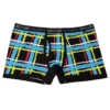 BEAR SKN - Bamboo Boxer Brief - Plaid Paint -Men Underwear Store 67072 F1 06227.1670551413