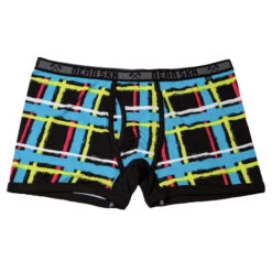 BEAR SKN - Bamboo Boxer Brief - Plaid Paint