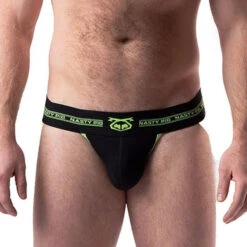 Nasty Pig - Core Jockstrap - Black/Acid Lime