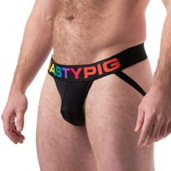 Nasty Pig - Pride Jockstrap 2.0 - Black -Men Underwear Store 67195 S 84065.1686871848