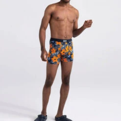 SAXX - VIBE Super Soft Boxer Brief - Solar Hibiscus -Men Underwear Store 67324 LS2 15177.1670543292