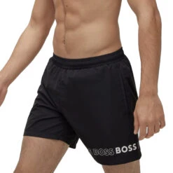 Hugo Boss - Dolphin Swim Short - Black -Men Underwear Store 67366 S 20232.1686170445