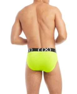 2(x)ist - (X) Sport Low Rise Brief 3-Pack - Purple/Blue/Yellow -Men Underwear Store 67712 B 17814.1675213778