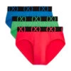 2(x)ist - (X) Sport Low Rise Brief 3-Pack - Blue/Green/Pink