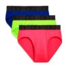 2(x)ist - (X) Sport Mesh Low Rise Brief 3-Pack - Blue/Green/Pink -Men Underwear Store 67724 F1 83119.1675214867