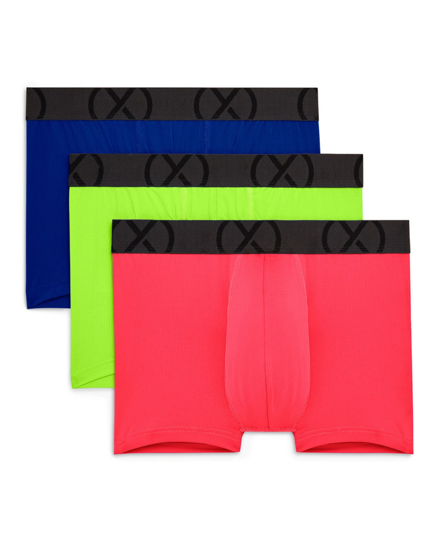 2(x)ist - (X) Sport Mesh Low Rise Trunk 3-Pack - Blue/Green/Pink 3 2(x)ist - (X) Sport Mesh Low Rise Trunk 3-Pack - Blue/Green/Pink