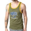 Bike - Logo Ringer Tank Top - 1874 Olive -Men Underwear Store 68002 F 20418.1680125653